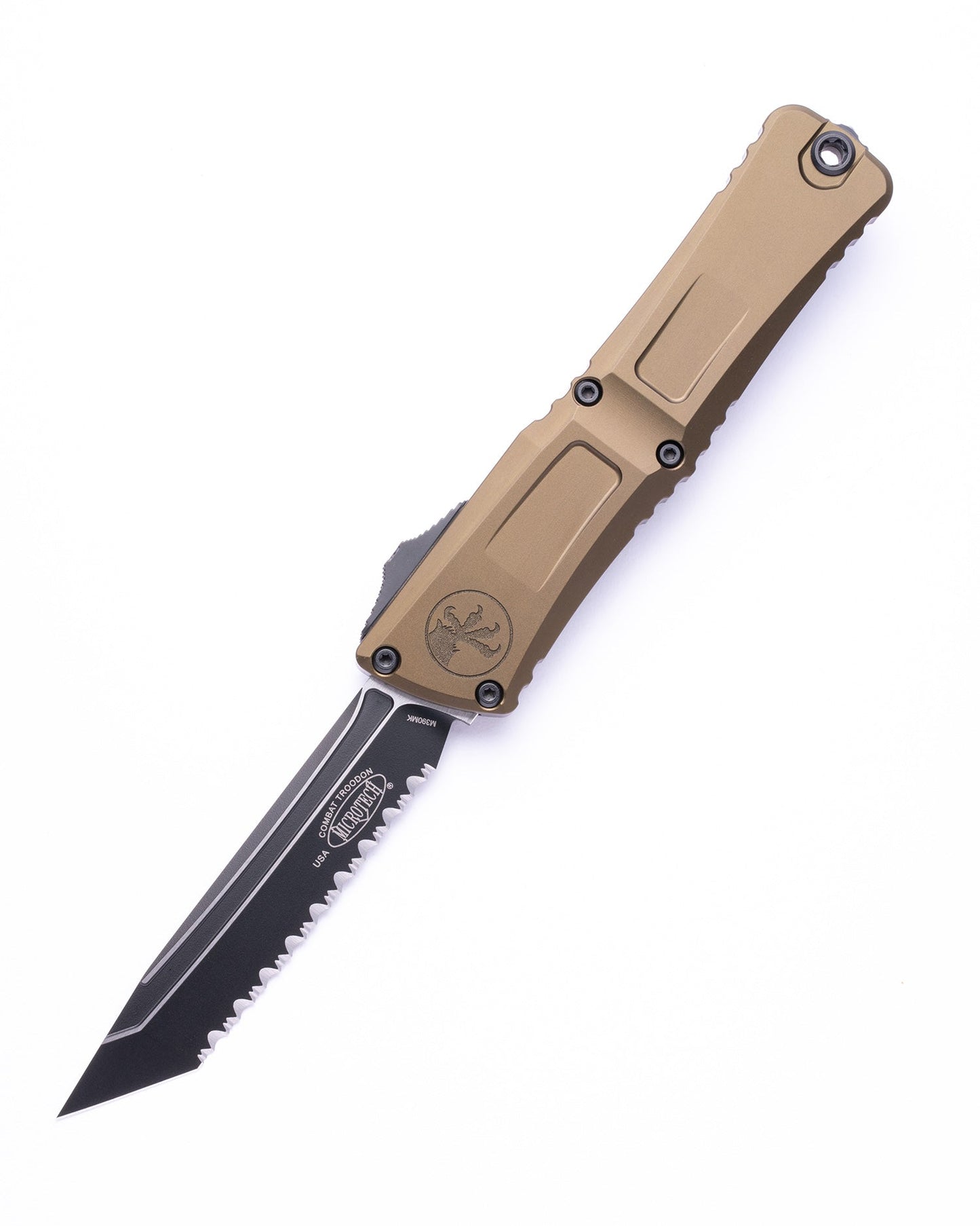 มีด COMBAT TROODON GEN III T/E สีดำ ฟันเลื่อยเต็ม OD สีเขียว (1144-3OD)