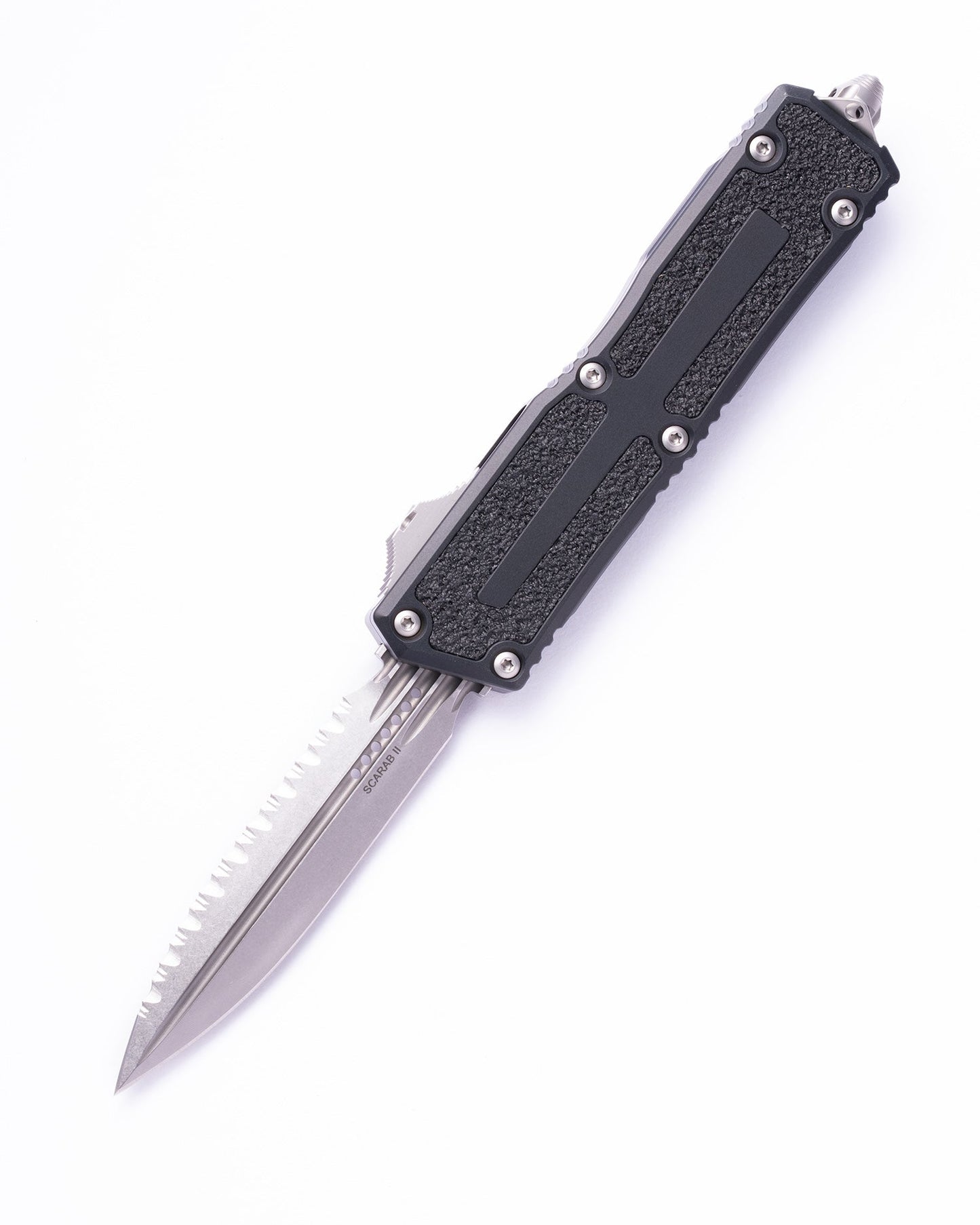 SCARAB II GEN III D/E STONEWASH FULL SERRATE BLACK (1280-12)