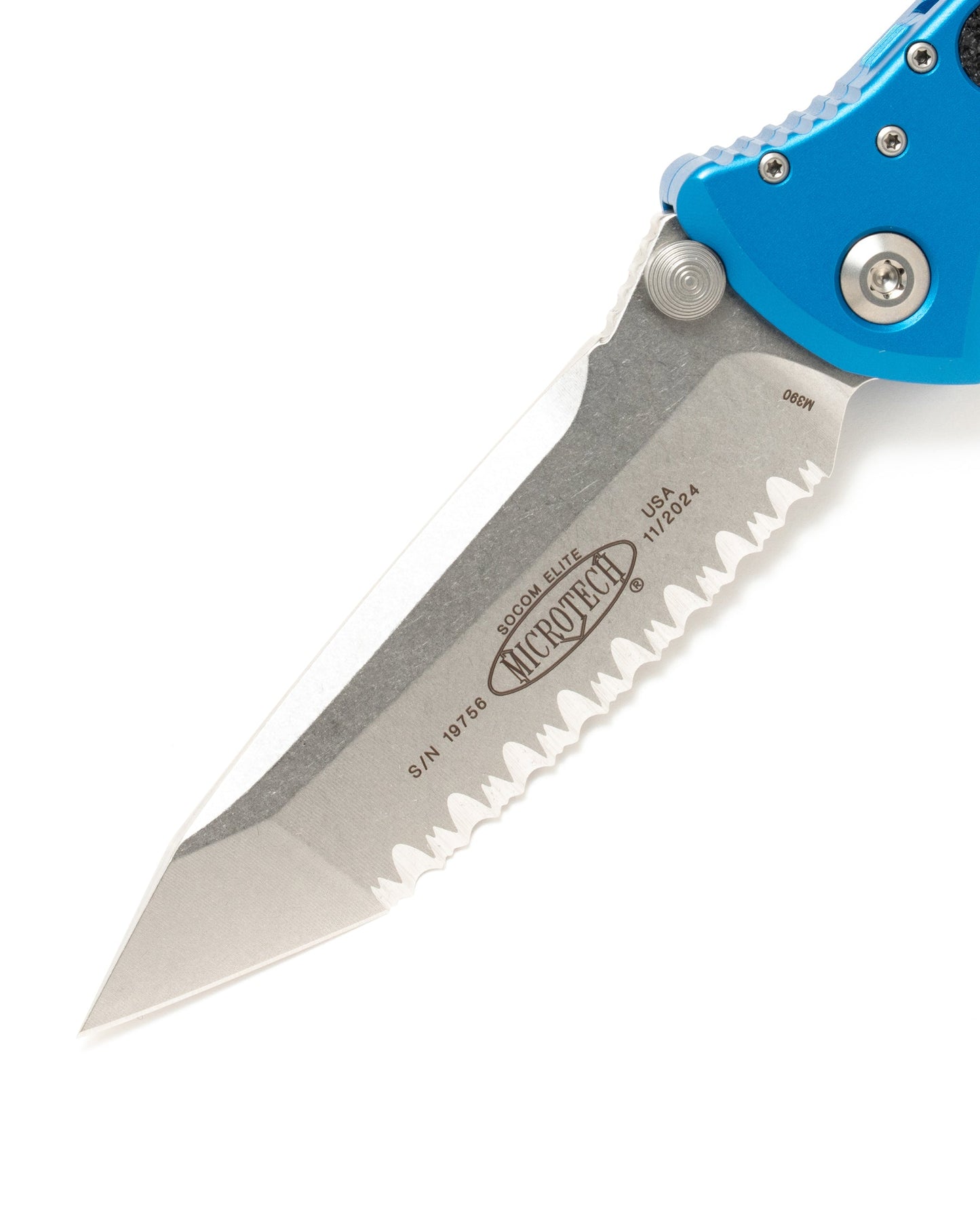 SOCOM ELITE STONEWASH FULL SERRATE BLUE (161-12BL)