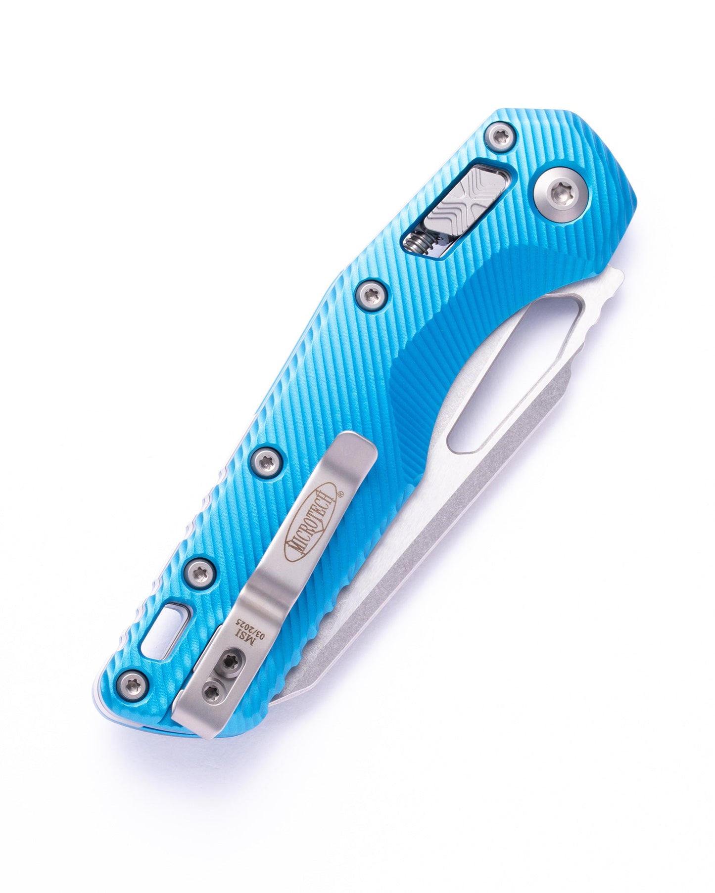 MSI® S/E STONEWASH PART SERRATE FLUTED ALUMINIUM BLUE (210-11FLBL)