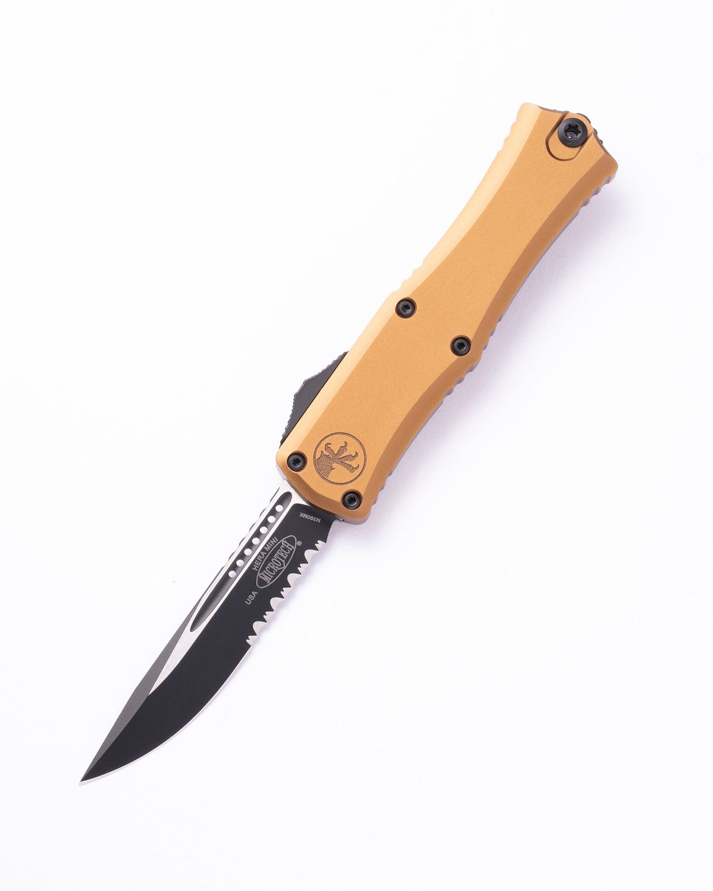 Hera® II Mini S/E สีดำส่วน Serrate Tan (1703M-2TA) รวดเร็วภายในไม่กี่วินาที