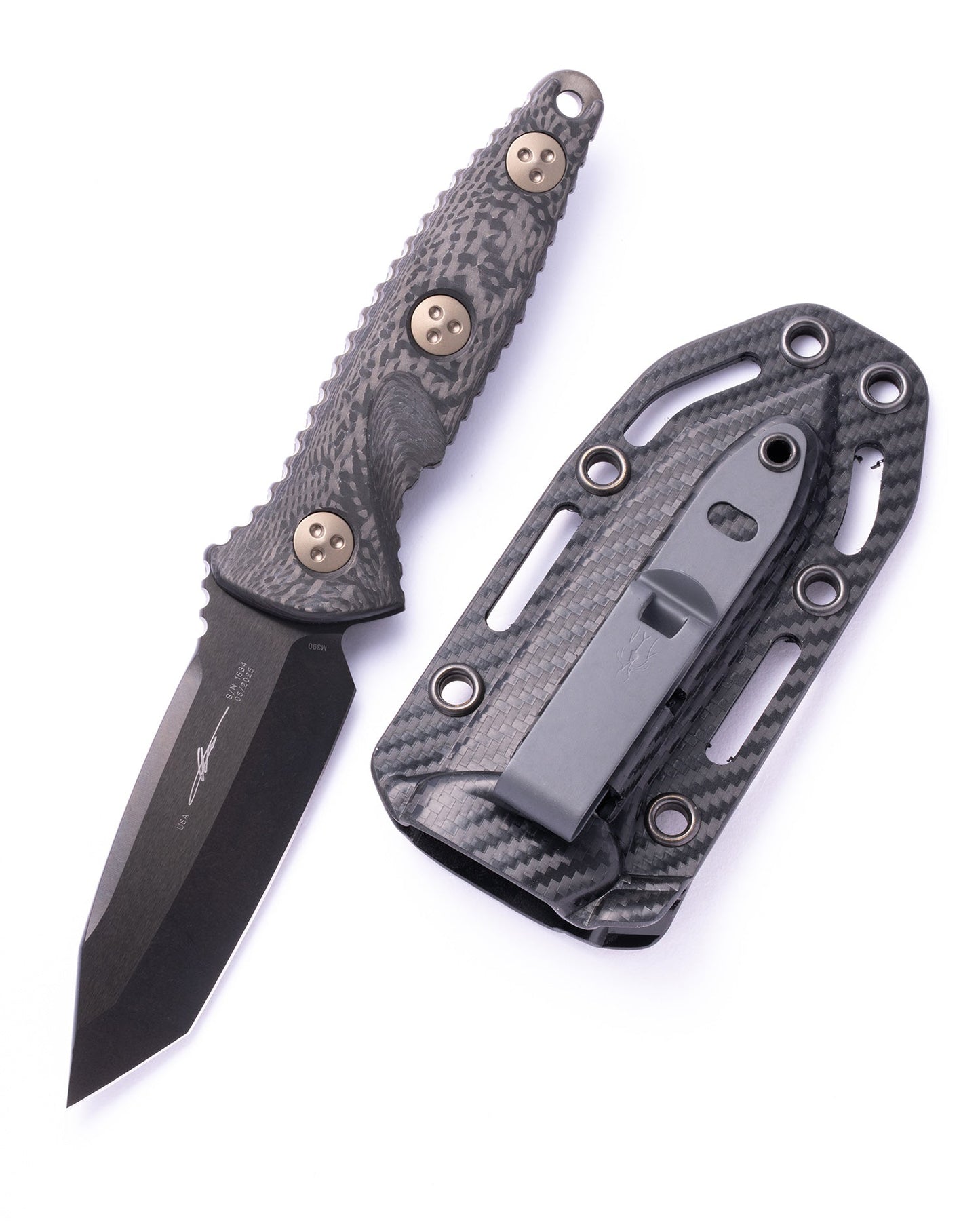 SOCOM ALPHA MINI T/E BLACK DLC CARBON FIBER SIGNATURE SERIES (114M-1DLCCFS)