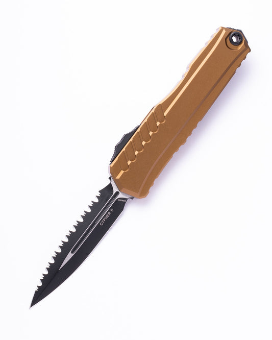 Cypher® II D/E Tan Full Serrated (1242-3TA)