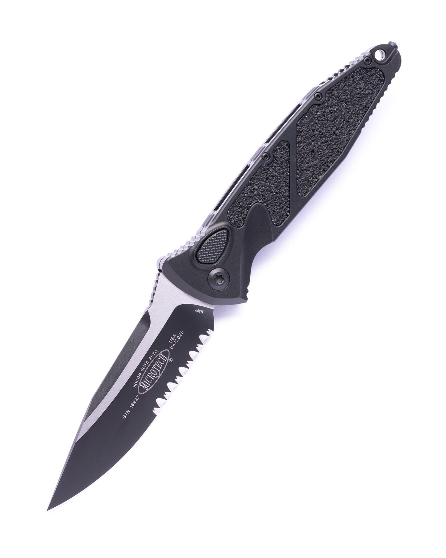 SOCOM ELITE S/E-AUTO BLACK TACTICAL PARTIAL SERRATED (160A-2T)