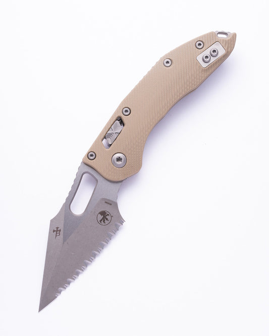 STITCH RAM-LOK APOC FLUTED G-10 TAN FULL SERRATE (169RL-12APFLGTTA)