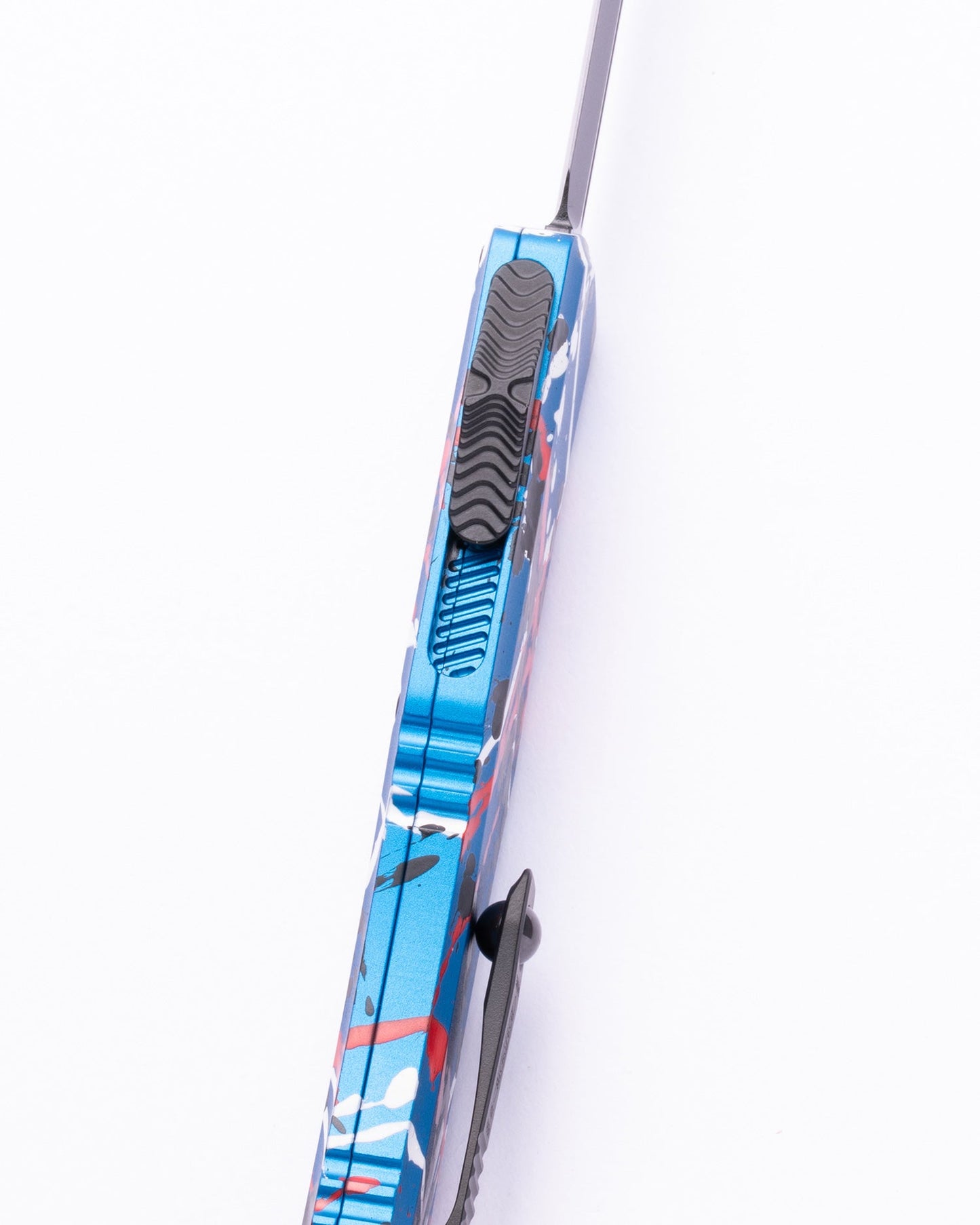 Hera® II Mini D/E Blue Standard Black, Red and White Splatter (1702M-1BLBKRDWHSPL)