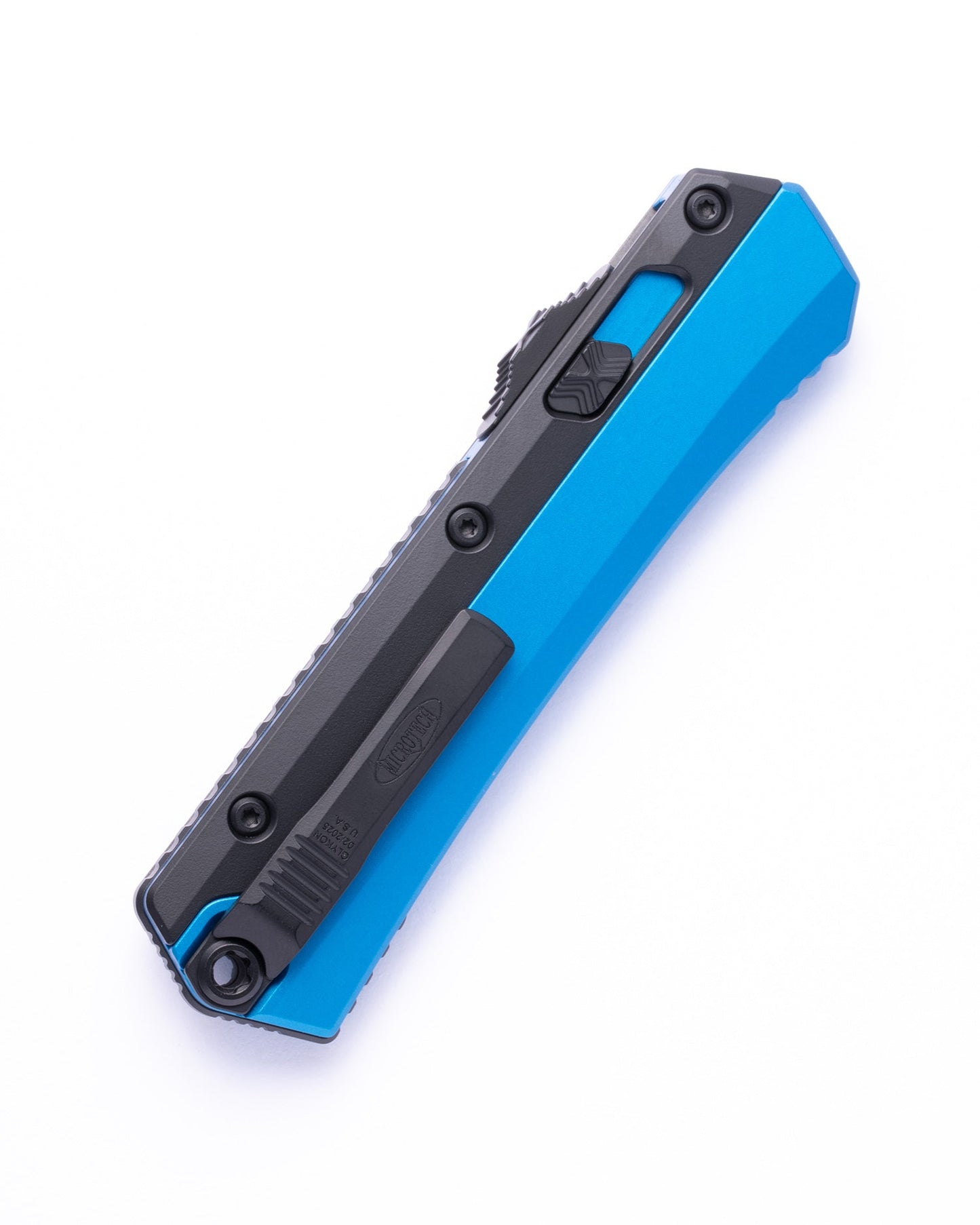 Glykon® T/E Black Full Serrate Blue (185-3BL)