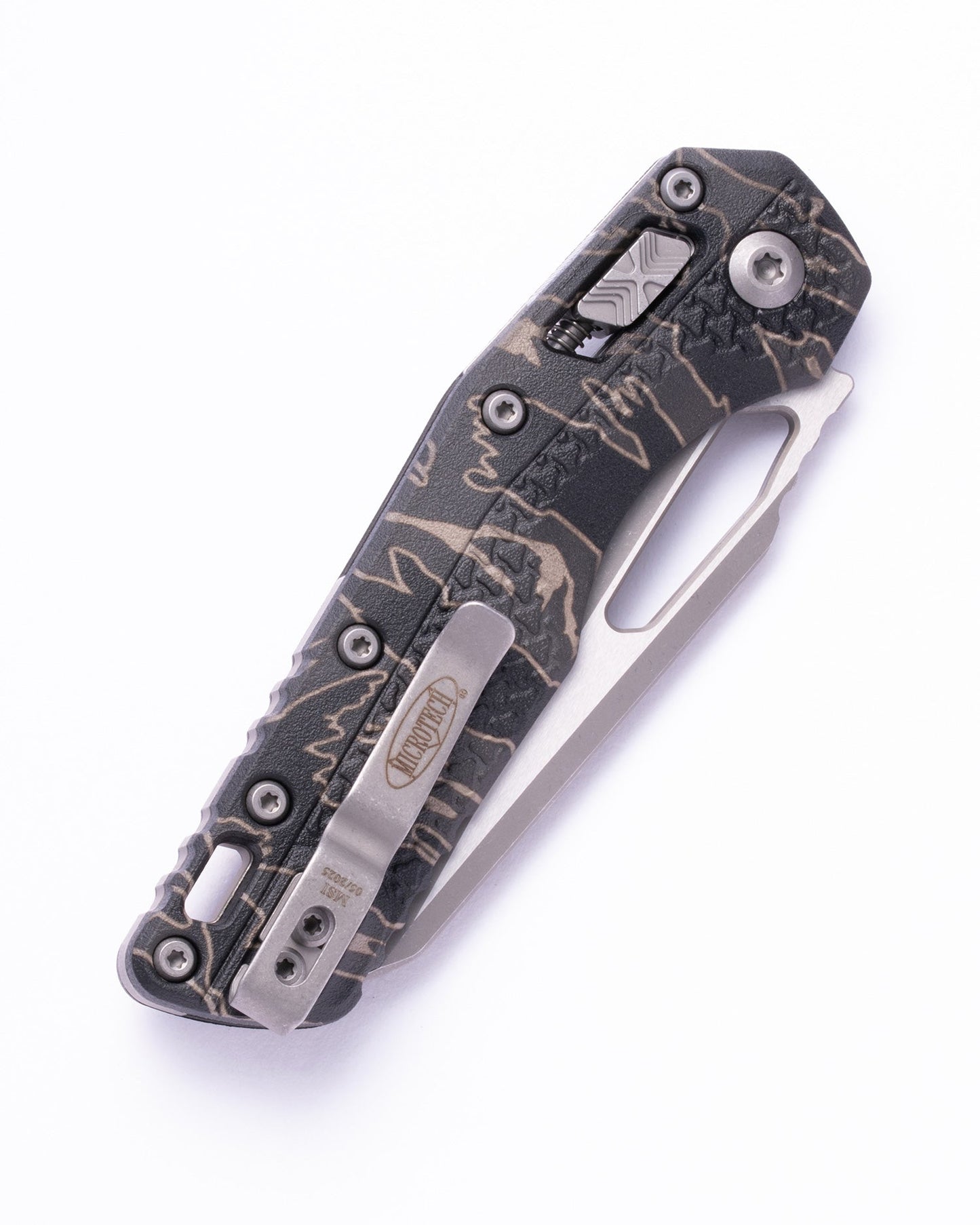 MSI® S/E Tri-Grip Polymer Tiger Stripe Camo Apocalyptic® Full Serrate (210T-12APPMTSC)