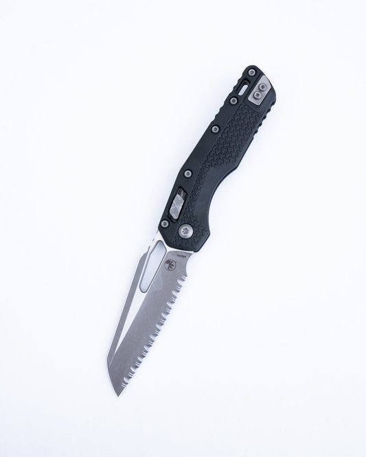 MSI® S/E Tri-Grip Injection Molded Black Apoc Full Serrate (210T-12APPMBK)