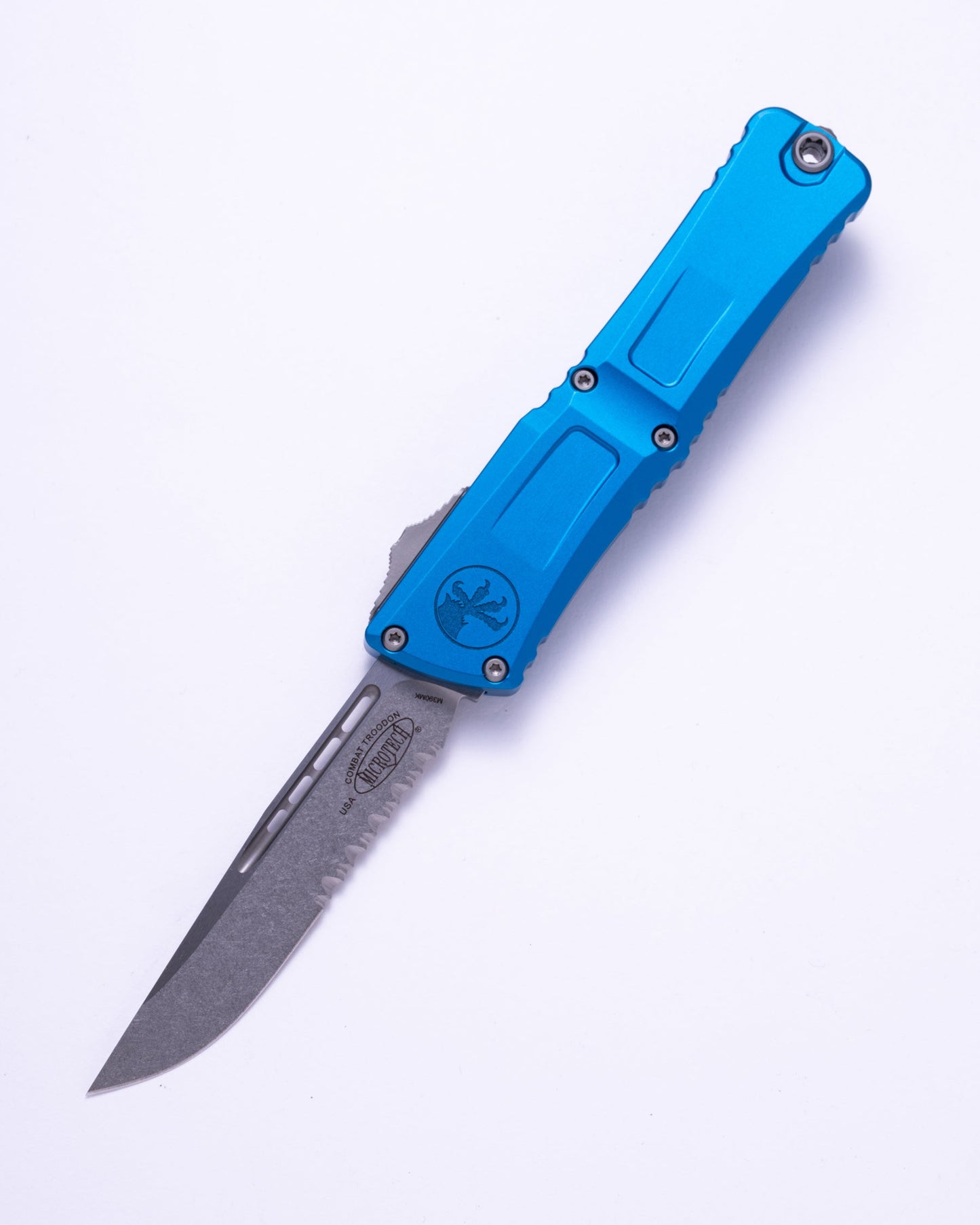 Combat Troodon® S/E Gen III Blue Stonewash Partial Serrated (1143-11BL)